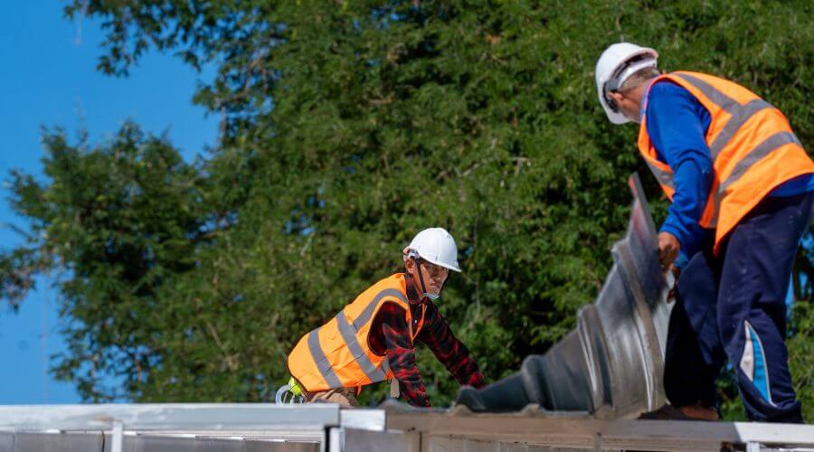 Reroofing in Cherry Creek, SD